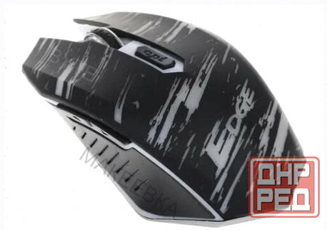 Игровая (ар:арт-6762) мышь Qumo Edge M17, беспроводная, аккумуляторная 600 Mah, кабель зарядки, 1000 Макеевка - изображение 3