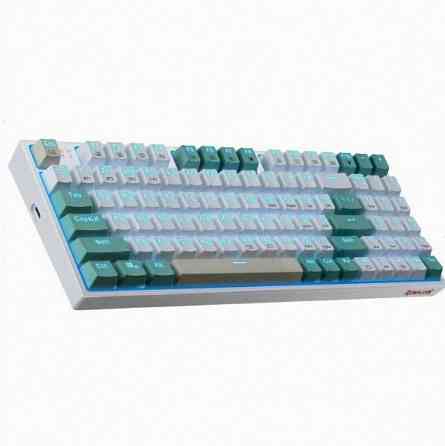 Игровая - арт-3802 клавиатура Redragon Veigar Ru, Rgb, Bt+2.4g, бело-голубой, беспроводная Макеевка