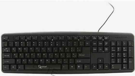 Клавиатура [арт-7863] Gembird Kb-8320u-Bl, Usb, черный тип подключения: проводная, интерфейс: Usb Макеевка