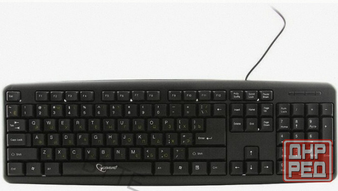 Клавиатура [арт-7863] Gembird Kb-8320u-Bl, Usb, черный тип подключения: проводная, интерфейс: Usb Макеевка - изображение 2