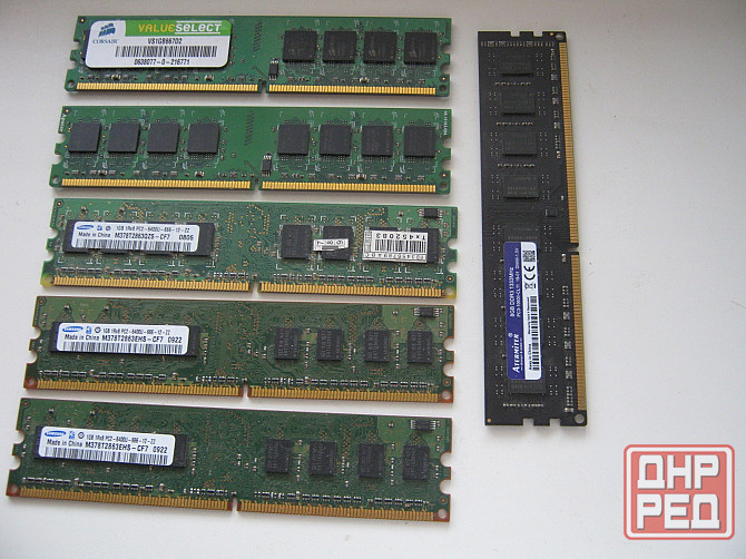 Память ддр 2 1гб 5 шт и ддр 3 8 гб Донецк - изображение 1