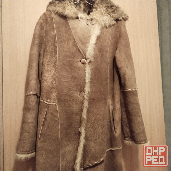 Продам дубленку из овчины молодого ягненка после химчистки Донецк - изображение 1