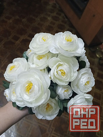 Искусственные цветы "Камелия" для декора Донецк - изображение 3