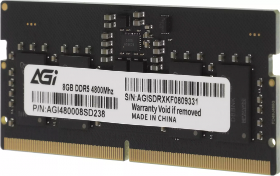 Озу AGI ddr5 - 1x 8ГБ 4800МГц, для ноутбуков (SO-DIMM) Донецк