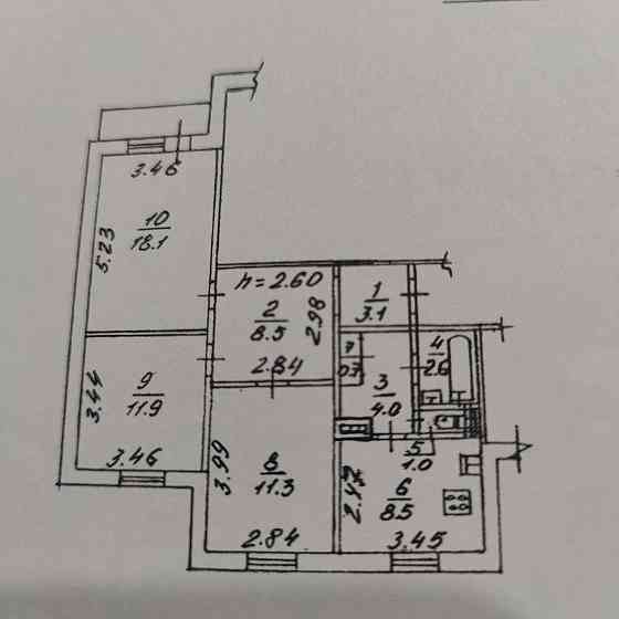 3к на Текстильщике с холлом Донецк