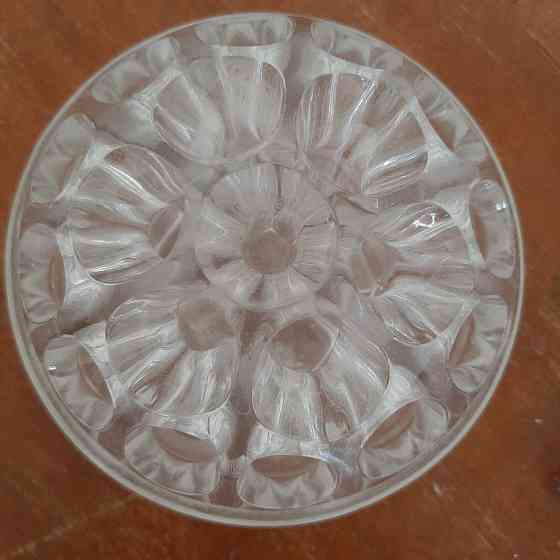 Вазочка стекло с отдельными лопостями Донецк