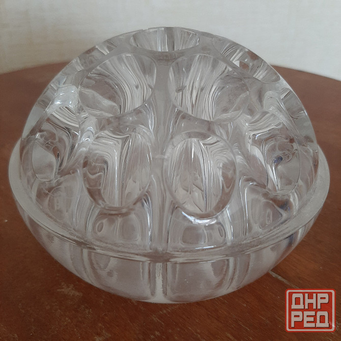 Вазочка стекло с отдельными лопостями Донецк - изображение 1