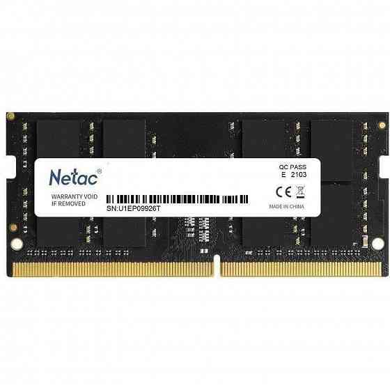 Озу Netac Basic DDR4 - 1x 8ГБ 3200МГц, для ноутбуков (SO-DIMM) Донецк