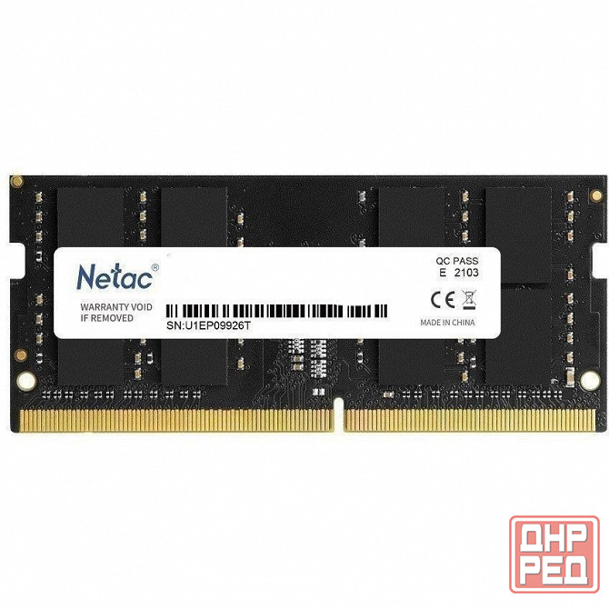 Озу Netac Basic DDR4 - 1x 8ГБ 3200МГц, для ноутбуков (SO-DIMM) Донецк - изображение 1