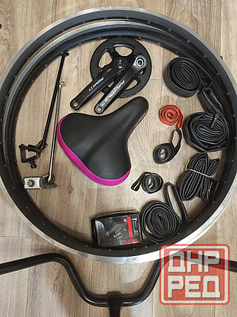 вело запчасти... продам раму 28 колеса размер 17 алюминиевая .. Донецк - изображение 5