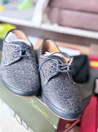 Мокасины на шнурках, кожа Донецк