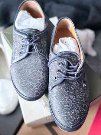 Мокасины на шнурках, кожа Донецк