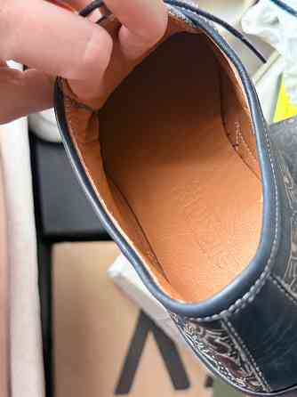 Мокасины на шнурках, кожа Донецк