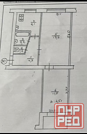 Продается 2х комнатная квартира Шахтерск - изображение 1
