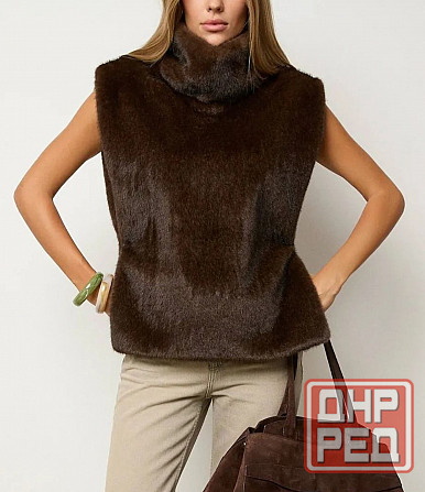 Massimo Dutti жилет меховой Донецк - изображение 1