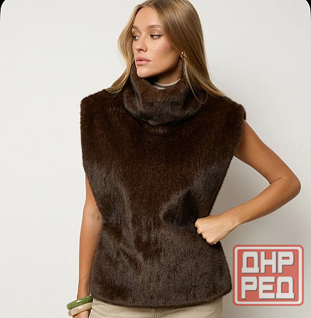 Massimo Dutti жилет меховой Донецк - изображение 2