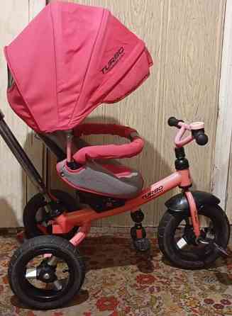 Велосипед с родительской ручкой "turbo trike" Донецк