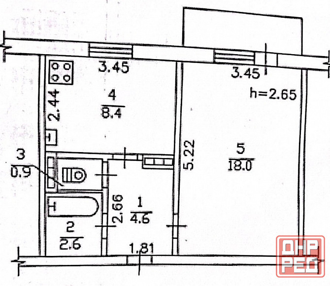 Продажа 1 ком. кв-ры , ул. Артема (о-р Галактика), г. Донецк Донецк - изображение 8