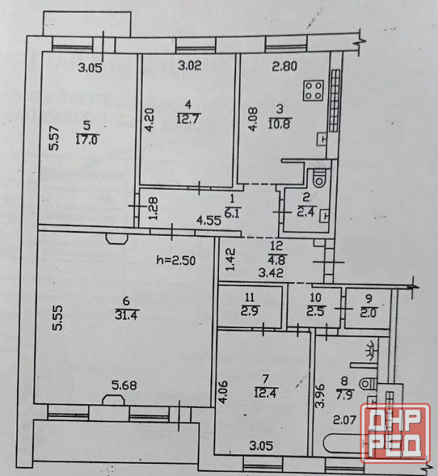 Продажа 4 ком. квартиры,ориентир Крытый рынок Донецк - изображение 10