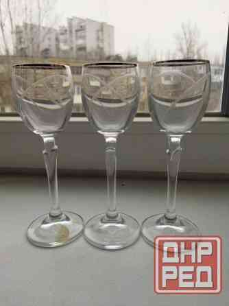 Рюмочки из богемского стекла на Донецк