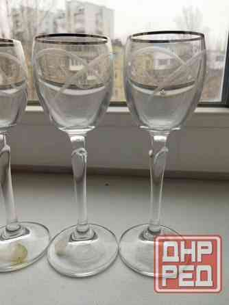 Рюмочки из богемского стекла на Донецк