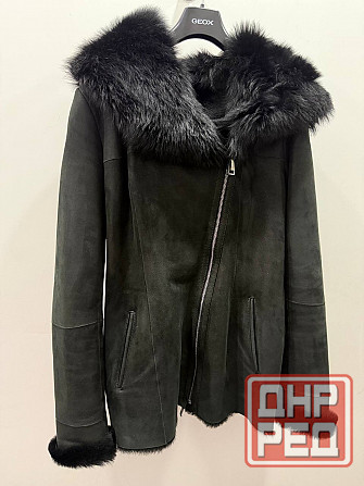 Продам дубленку с капюшоном Донецк - изображение 1