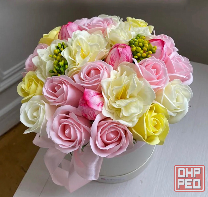 Букеты из мыла ручной работы. Донецк - изображение 2