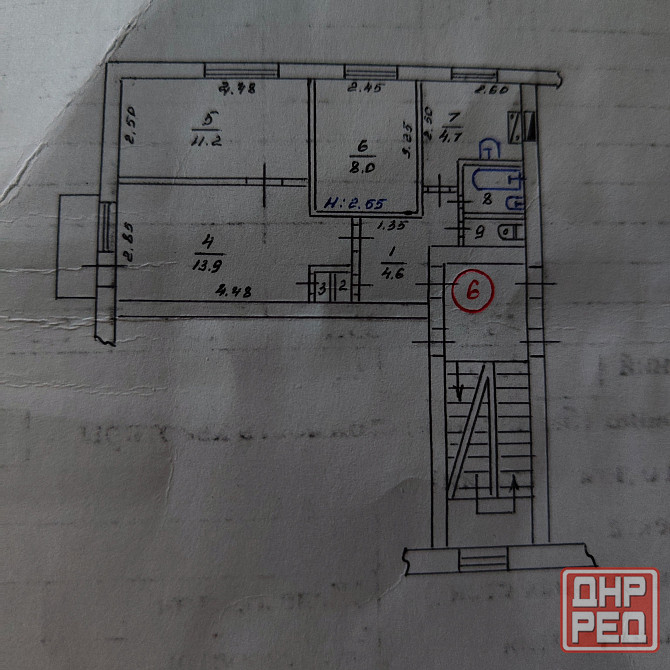 Продам 3х комнатную Снежное ш 32 Ландау 10 Снежное - изображение 1