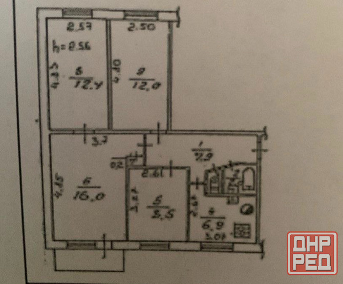 Продажа 4 ком. квартиры в Куйбышевском районе г. Донецк, (ориентир шахта Горького) Донецк - изображение 10