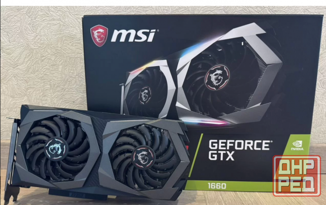 Видеокарта MSI Geforce GTX 1660 Gaming X 6GB Донецк - изображение 1