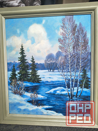 Картина на холсте . Альберт Стирн. Весна Донецк - изображение 2