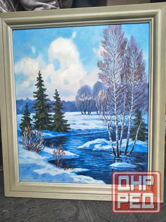 Картина на холсте . Альберт Стирн. Весна Донецк - изображение 1