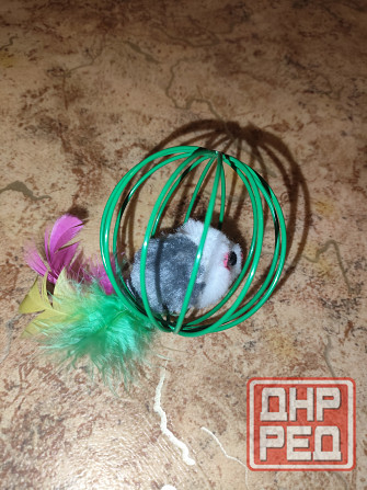 Игрушка для кошек Мышка в клетке Донецк - изображение 2