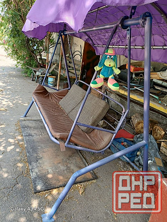 Садовые качели раскладные разборные. Донецк - изображение 1