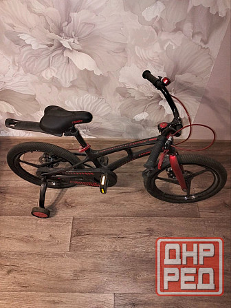 Велосипед детский 17 дюймов с дополнительными колесиками Донецк - изображение 1