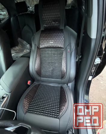 Накидка массажная деревянная косточки PSV WOOD PRO FRONT (Черный) 2 шт Донецк - изображение 1