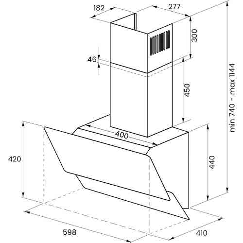 Вытяжка наклонная Макеевка
