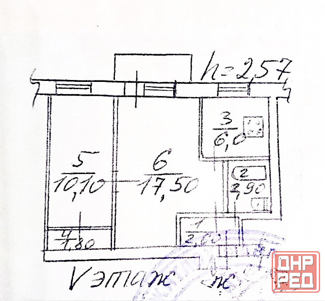 2-х комн. требует ремонта, пр. Гурова. Донецк - изображение 5