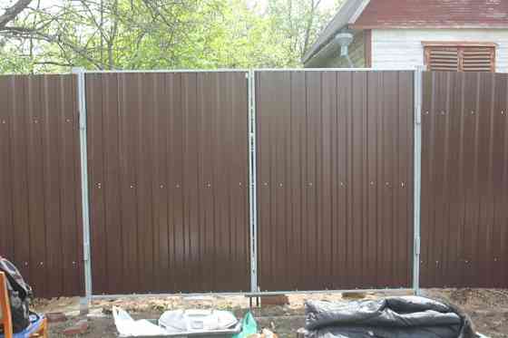 Установка и Изготовление Заборов из Профлиста Донецк