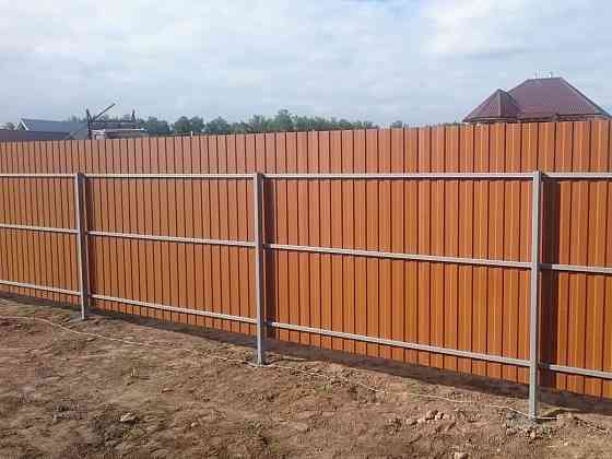 Установка и Изготовление Заборов из Профлиста Донецк