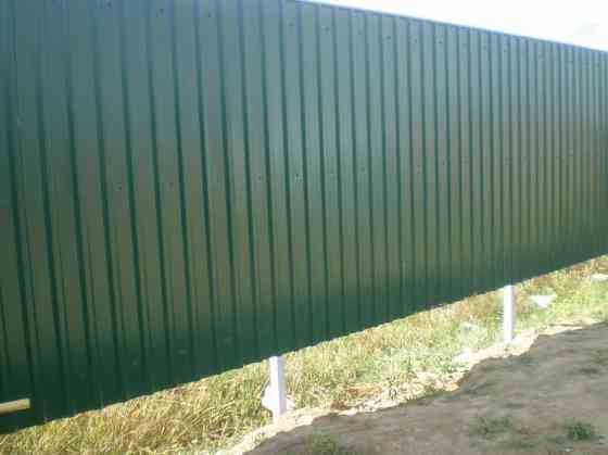 Установка Заборов из профлиста или шифера Донецк