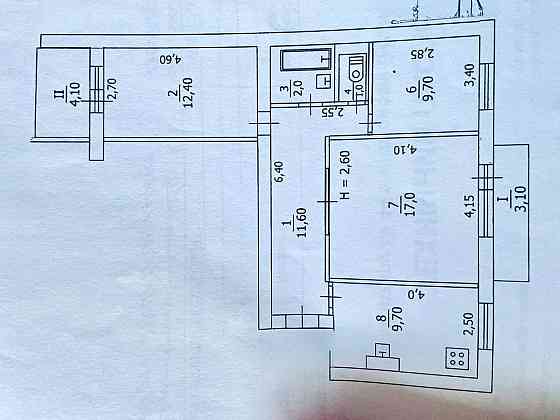 Продажа 3 комн. кв., ул. Межлаука (Мкр-н 15, г. Енакиево) Енакиево