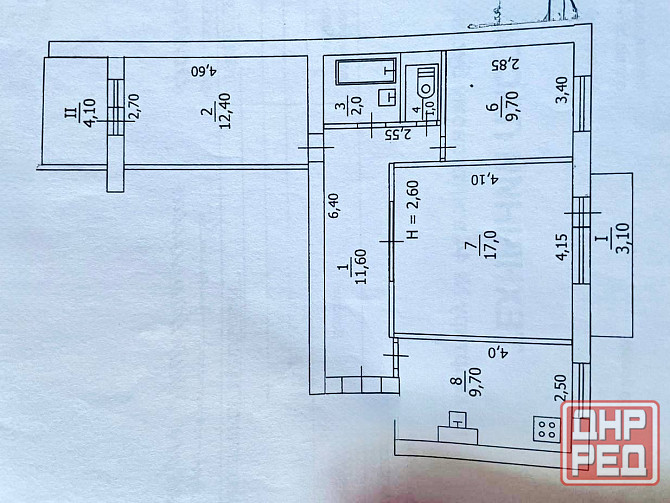 Продажа 3 комн. кв., ул. Межлаука (Мкр-н 15, г. Енакиево) Енакиево - изображение 1