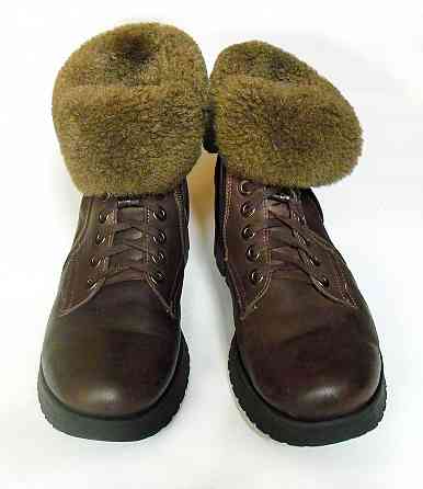 Женские зимние кожаные ботинки Донецк