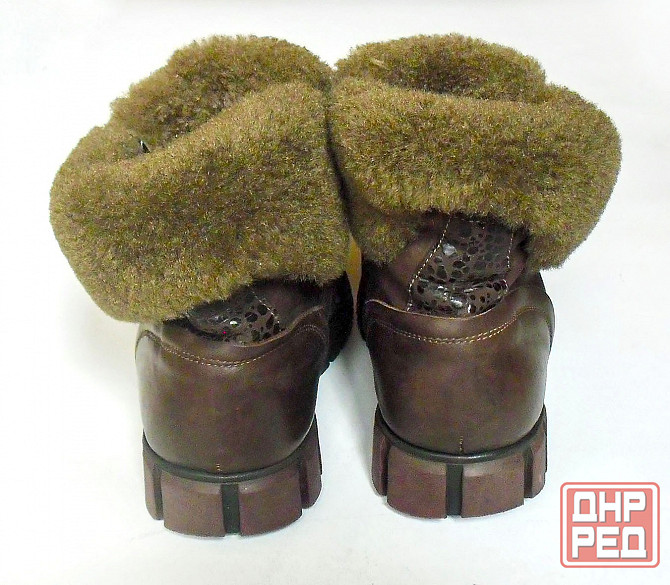 Женские зимние кожаные ботинки Донецк - изображение 4