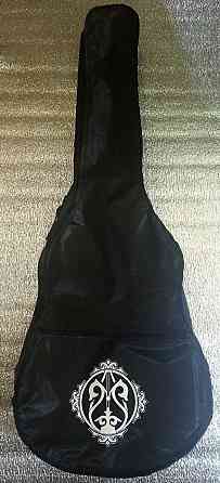 Черная Акустическая гитара MuzLife + комплект Донецк