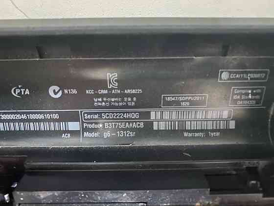 Ноутбук HP g6-1312sr A8-3500m DDR3 6Gb SSD 256GB Radeon HD6620G Win10 Донецк