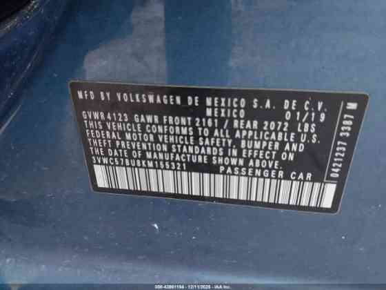 Volkswagen-Jetta 7 2018-2024 на разбор запчасти Донецк