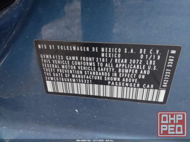 Volkswagen-Jetta 7 2018-2024 на разбор запчасти Донецк - изображение 4