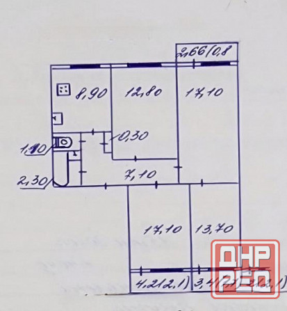 Продается 4 комнатная квартира Донецк Кировский район ,ориентир Текстильщик, (ул.Пинтера ) Донецк - изображение 2